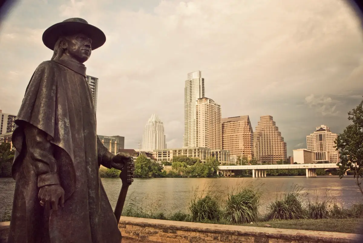 Austin 78704 skyline and park view